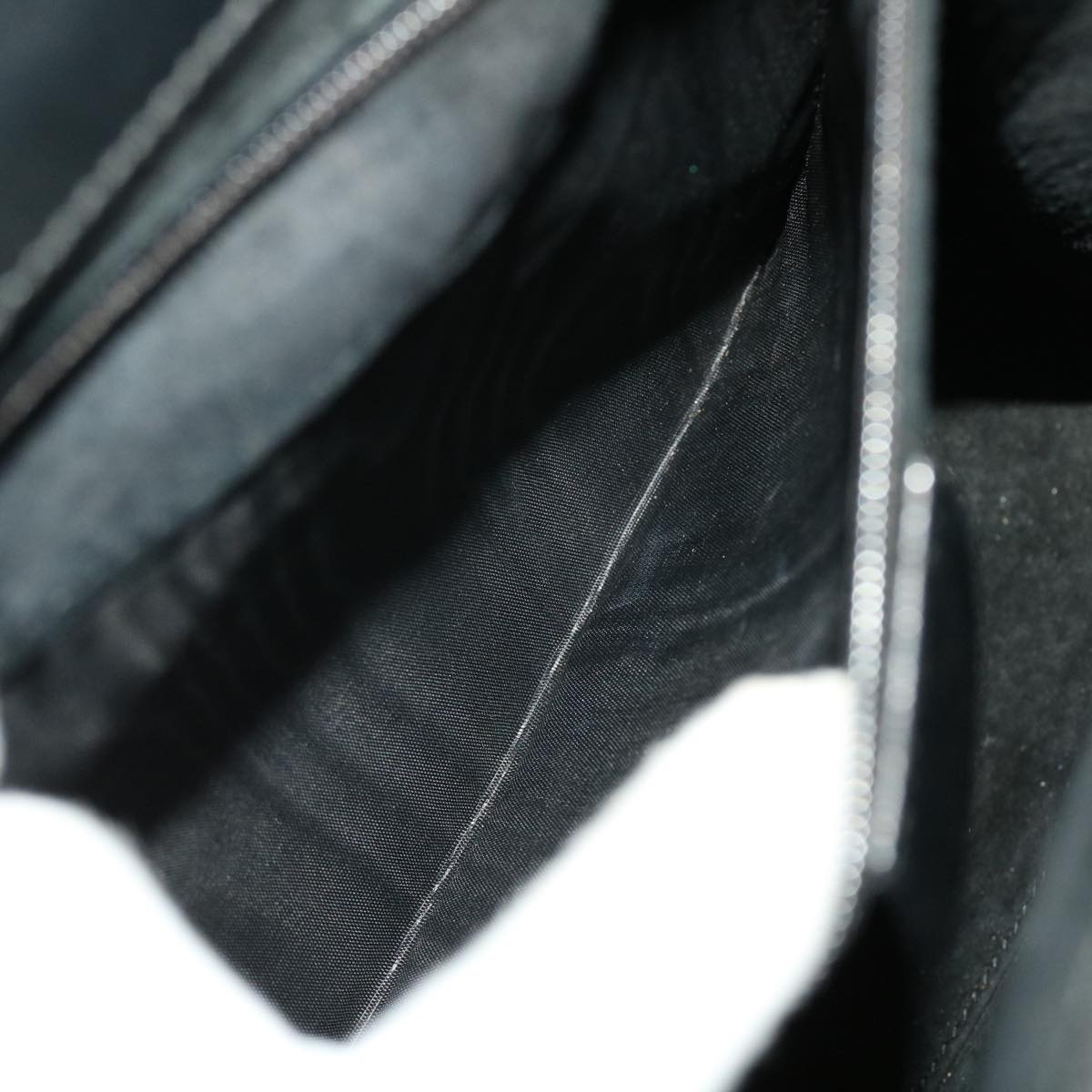 GUCCI Hand Bag Leather Black fm2430
