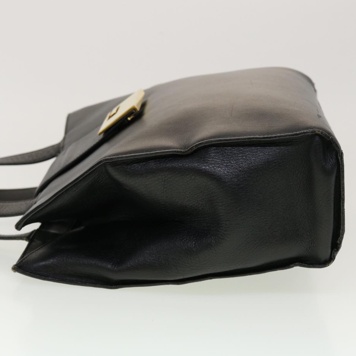GUCCI Hand Bag Leather Black fm2430