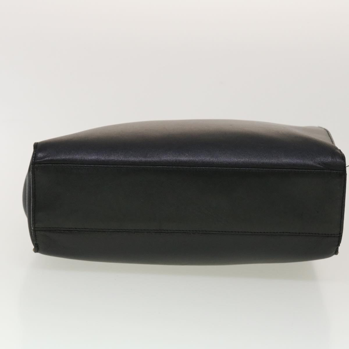 GUCCI Hand Bag Leather Black fm2430