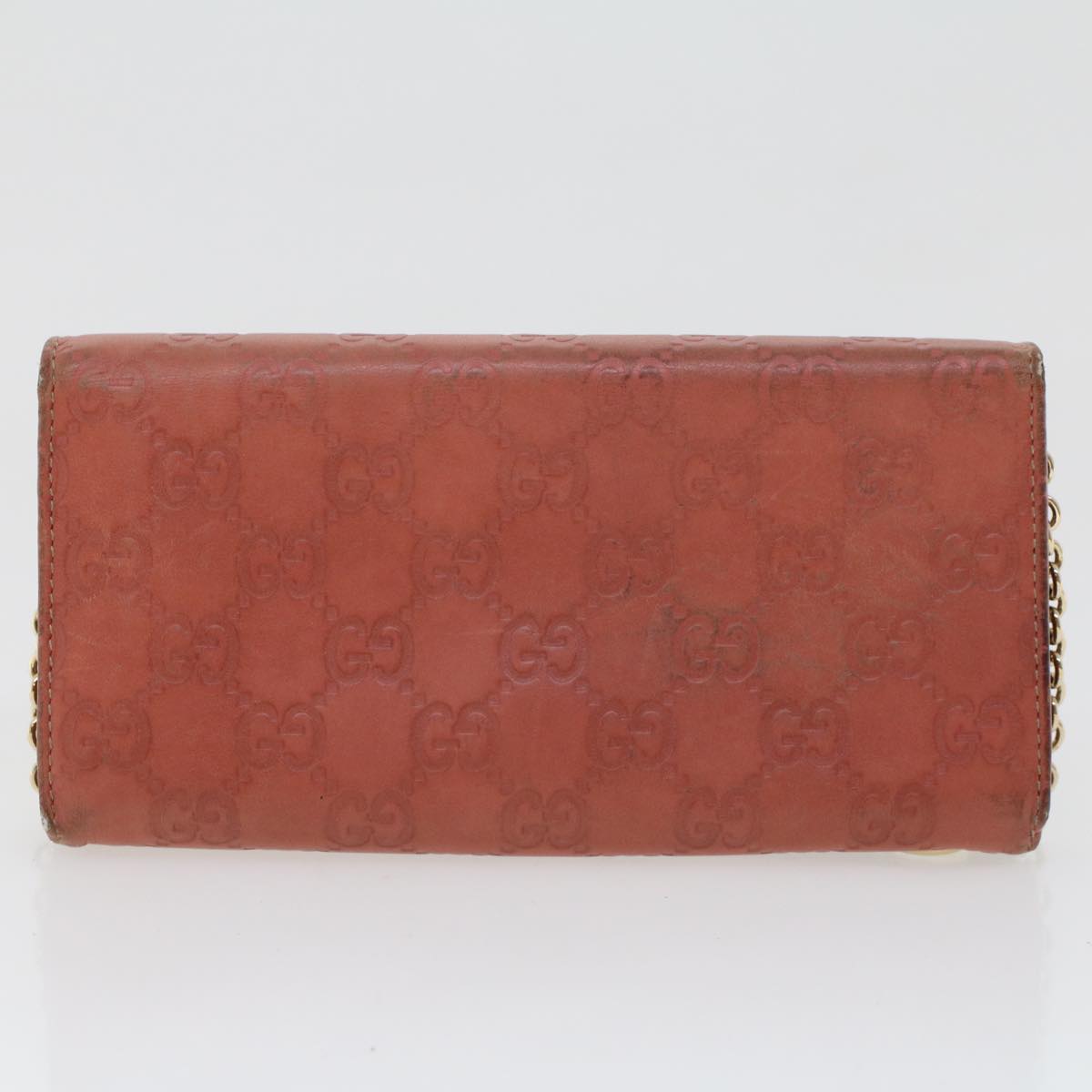 GUCCI GG Canvas Long Wallet Leather 5Set Beige Red black fm2478