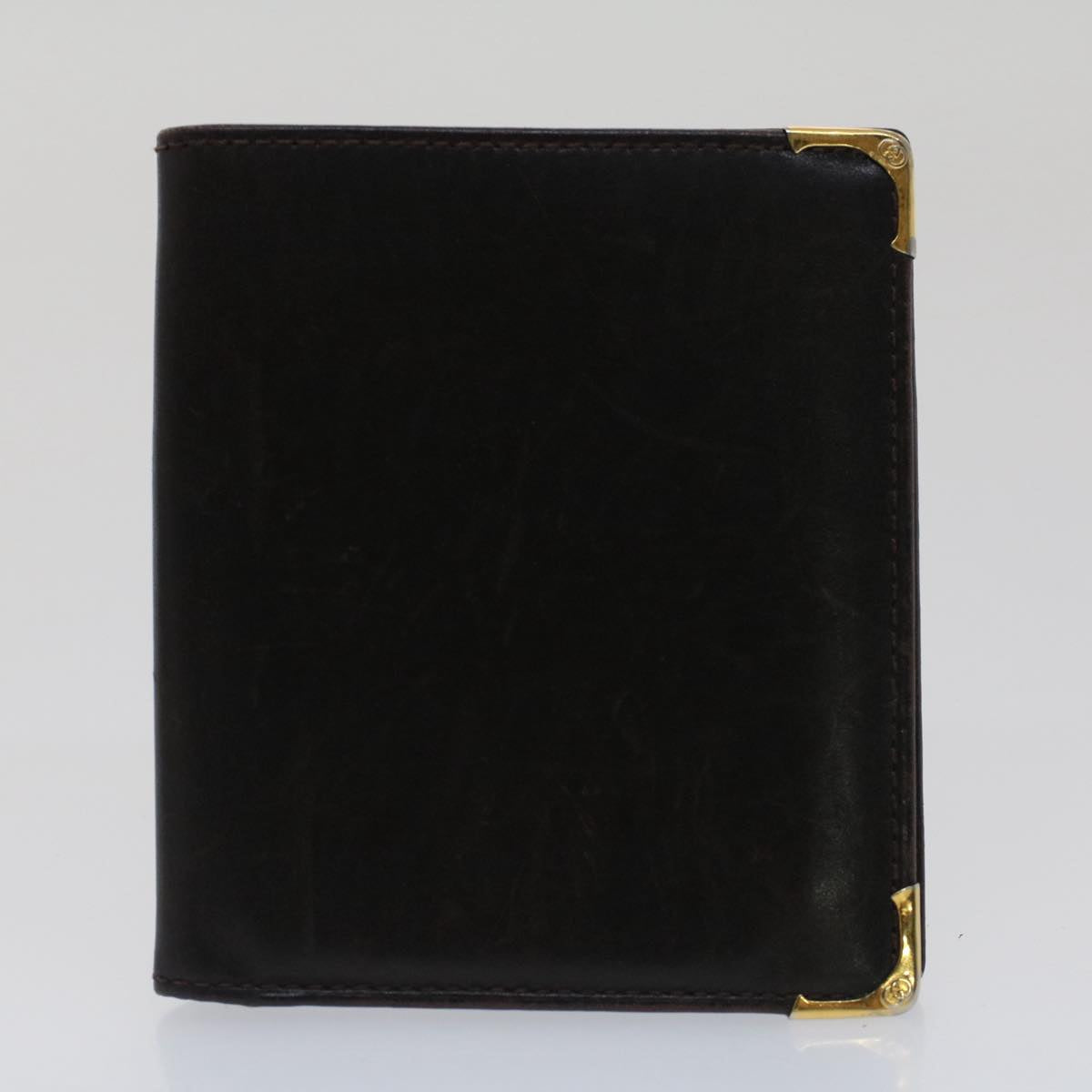 GUCCI Wallet Leather 5Set Black Brown fm2640