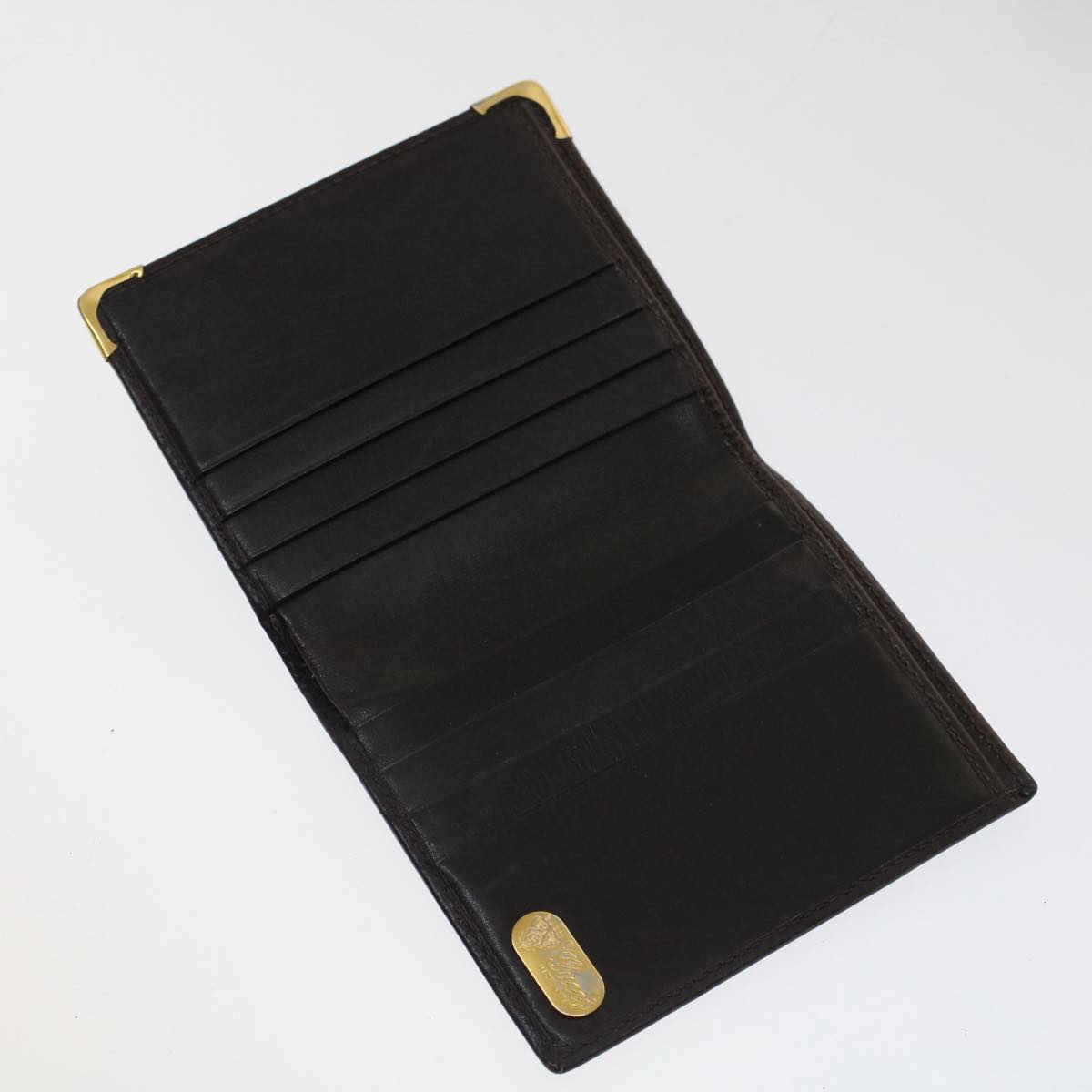 GUCCI Wallet Leather 5Set Black Brown fm2640