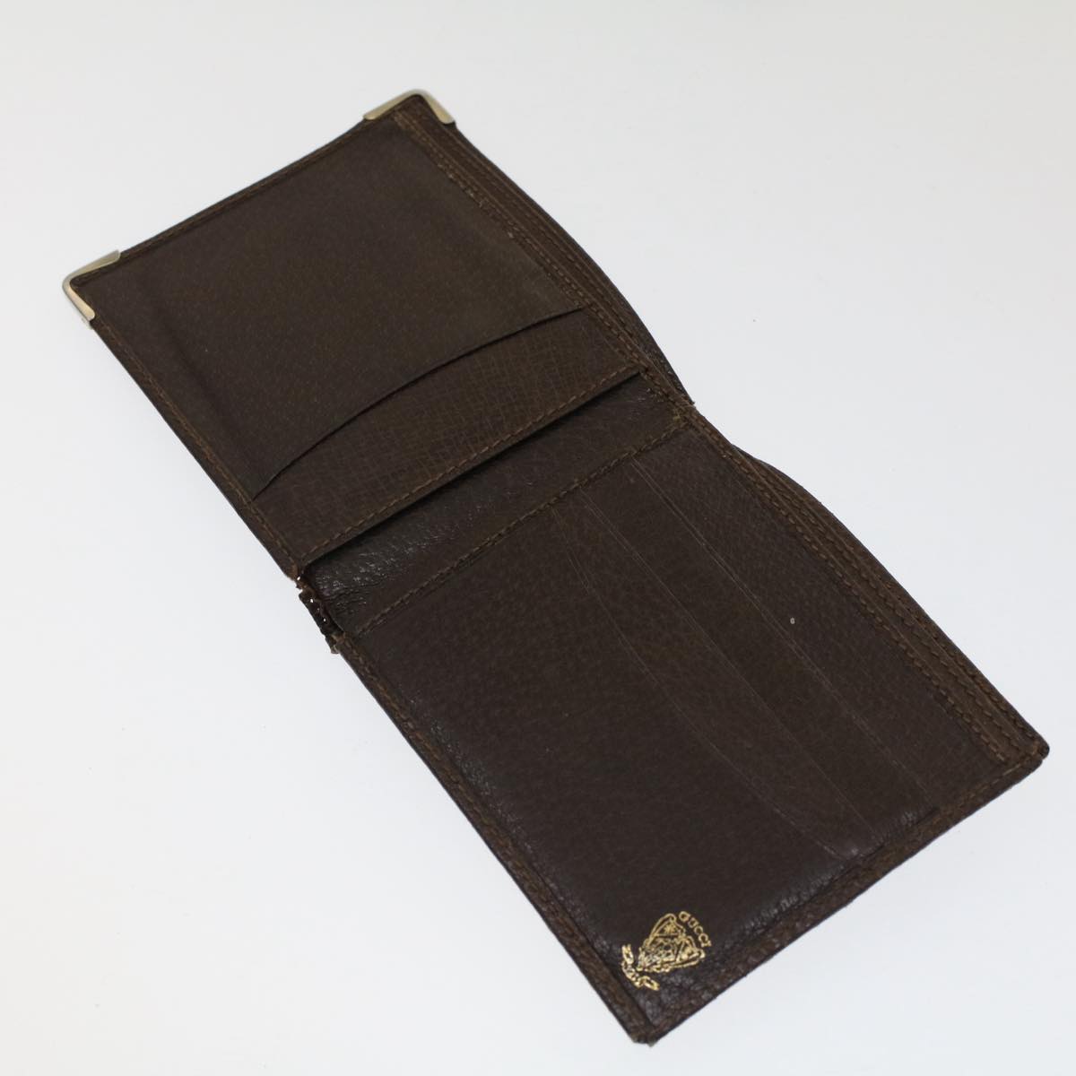 GUCCI Wallet Leather 5Set Black Brown fm2640