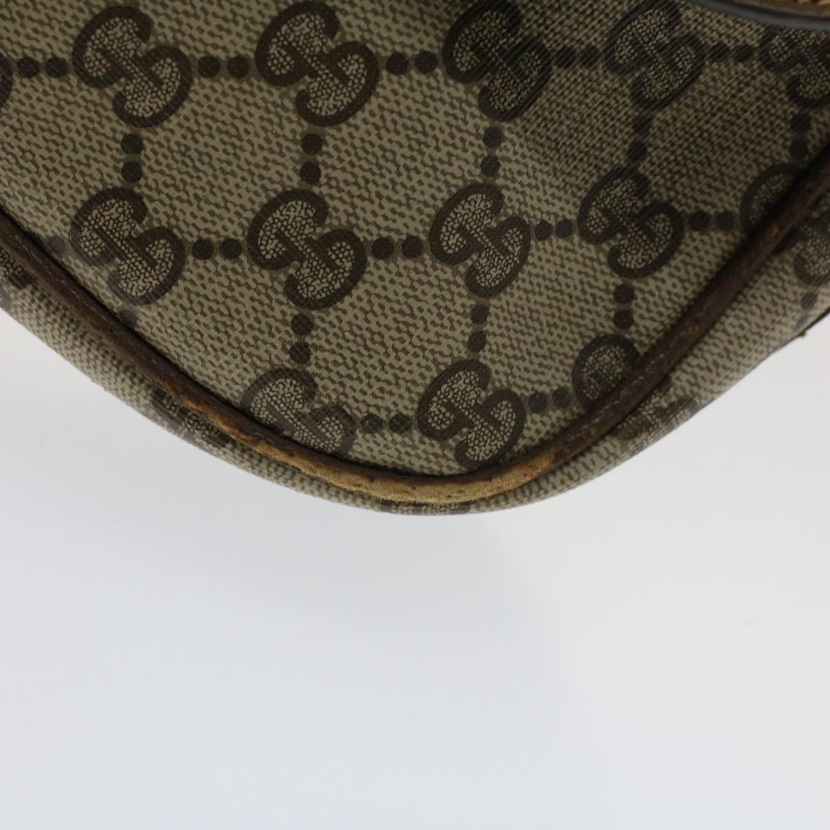 GUCCI GG Canvas Shoulder Bag PVC Leather Beige Brown 001 261 4425 fm2655