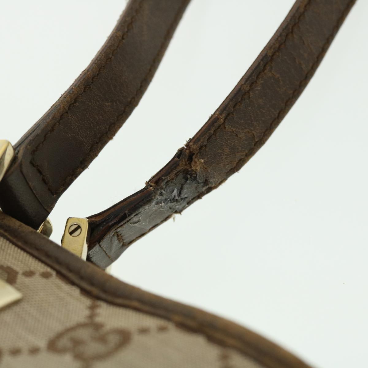 GUCCI GG Canvas Shoulder Bag 2Set Beige Brown fm2657