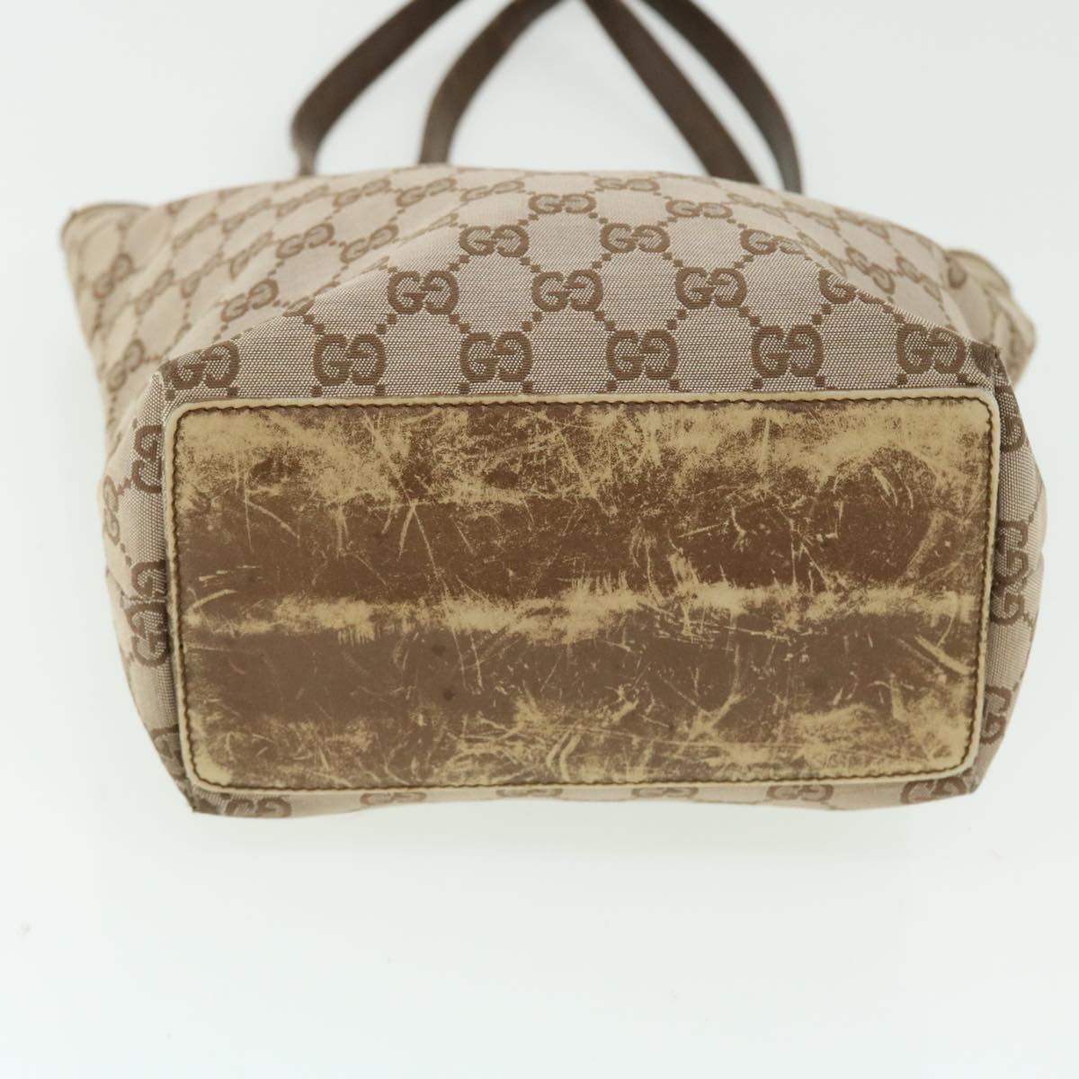 GUCCI GG Canvas Shoulder Bag 2Set Beige Brown fm2657