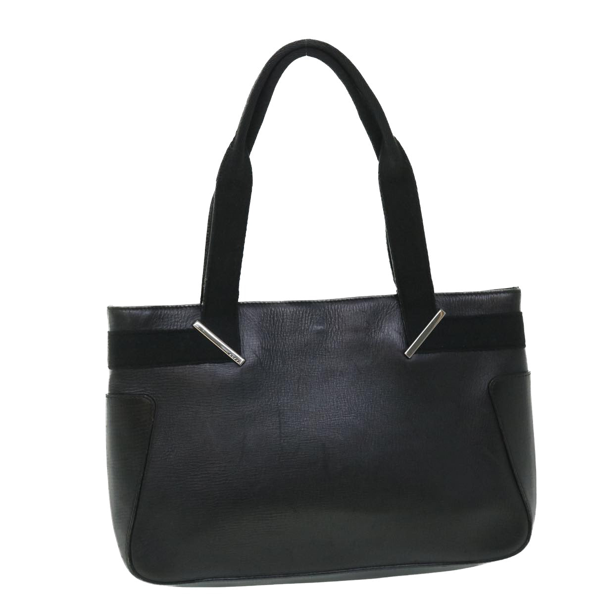 GUCCI Tote Bag Leather Black 73983 fm2665
