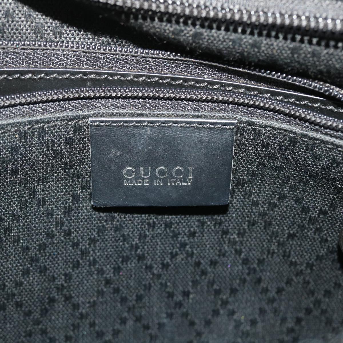 GUCCI GG Canvas Shoulder Bag Black fm2708