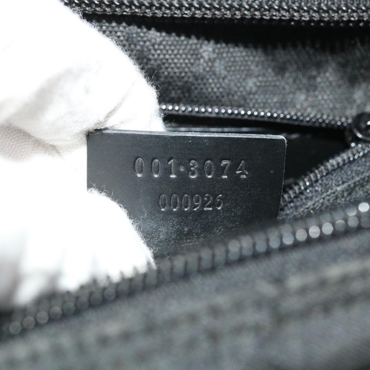 GUCCI GG Canvas Shoulder Bag Black fm2708