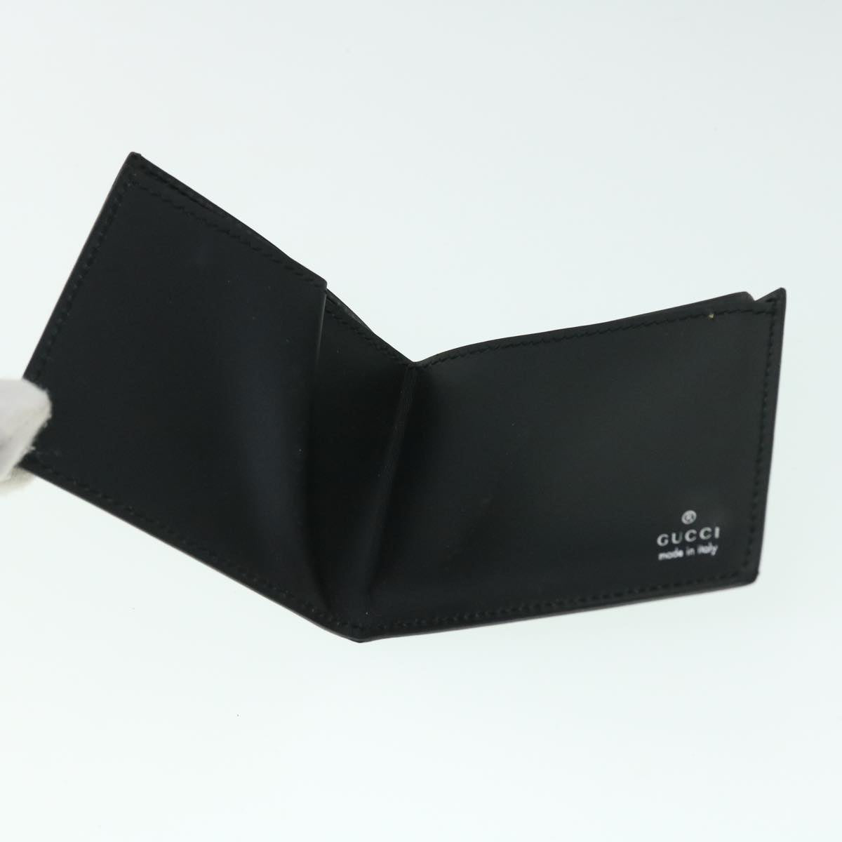 GUCCI GG Canvas Shoulder Bag Black fm2708