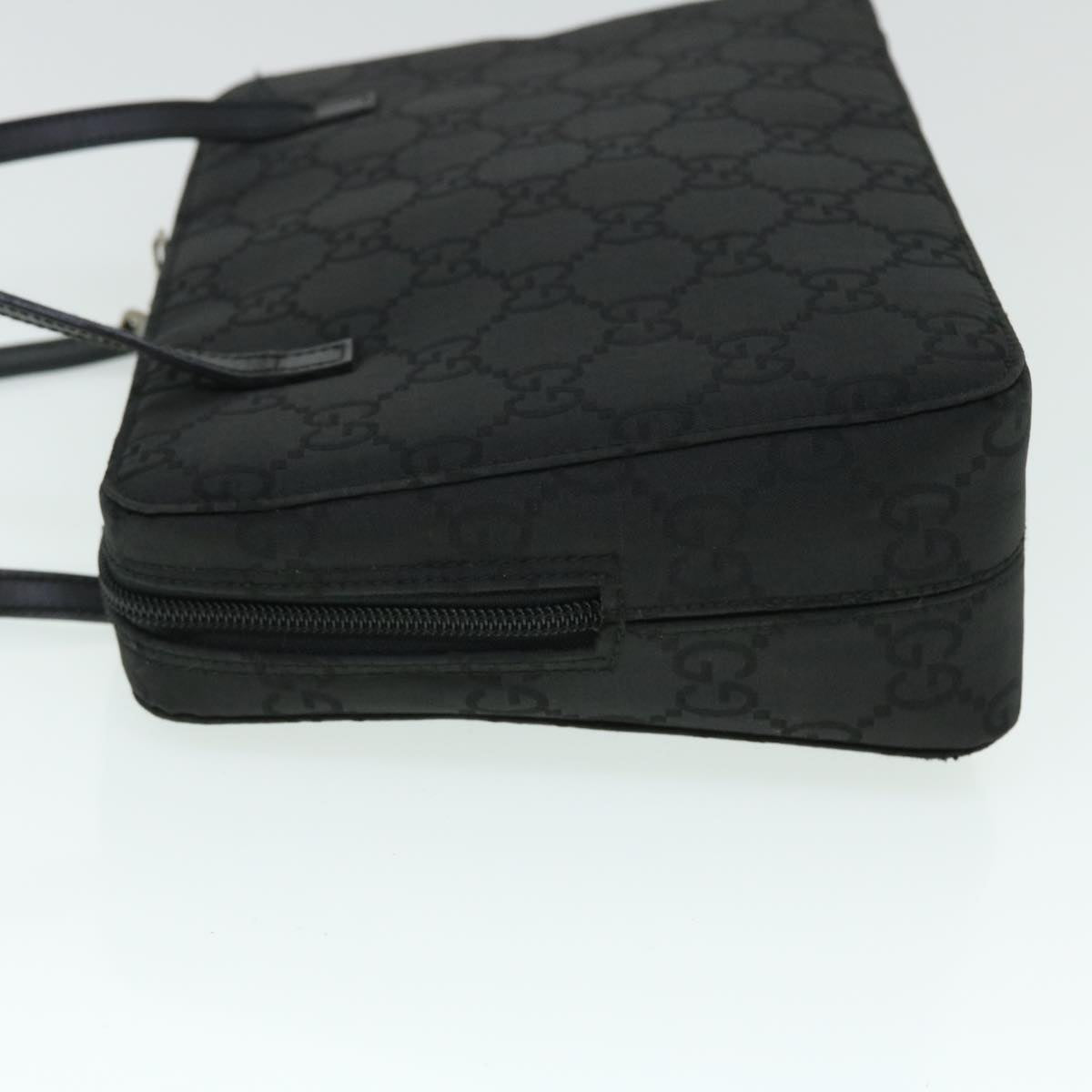 GUCCI GG Canvas Shoulder Bag Black fm2708