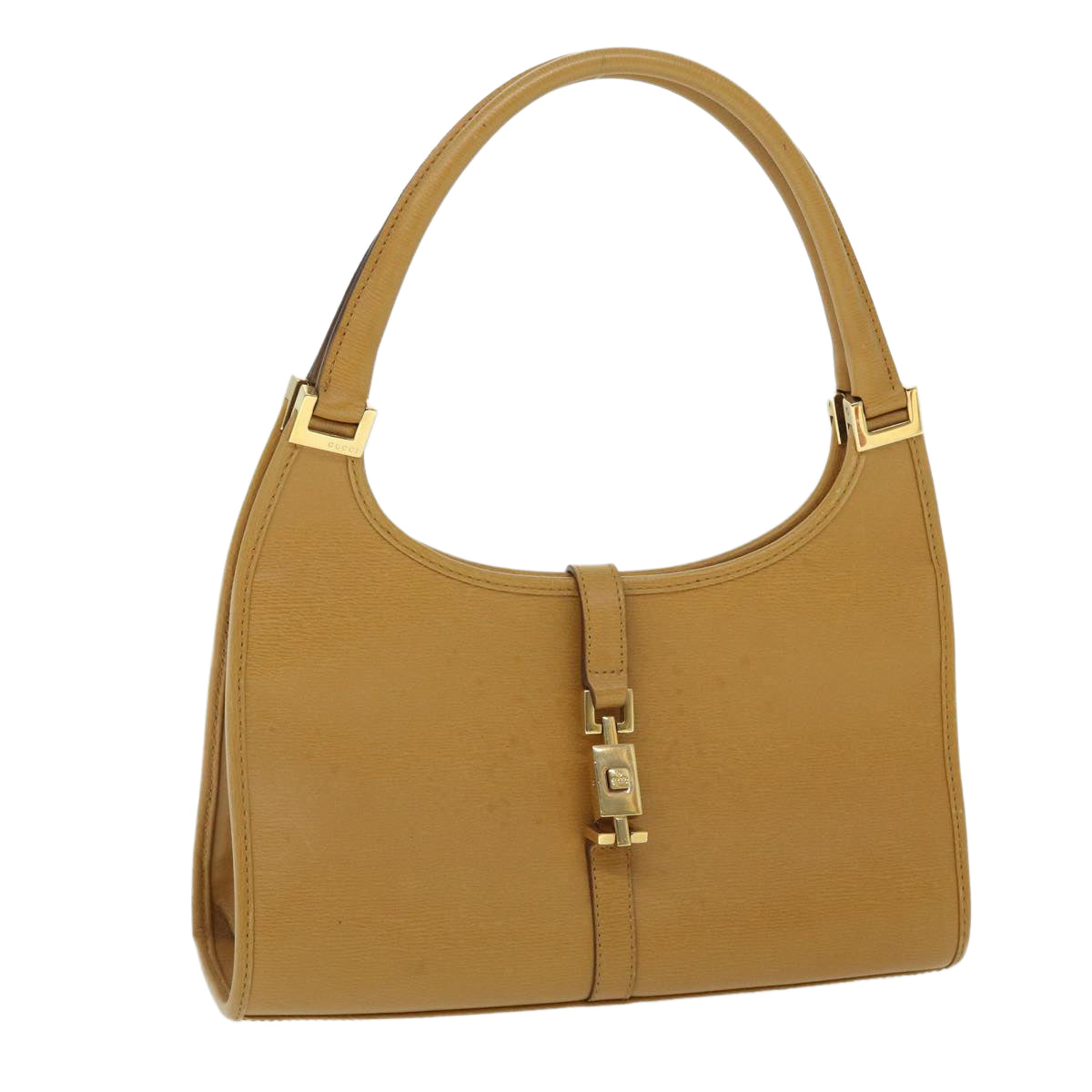 GUCCI Jackie Shoulder Bag Leather Brown 0021068 fm2709