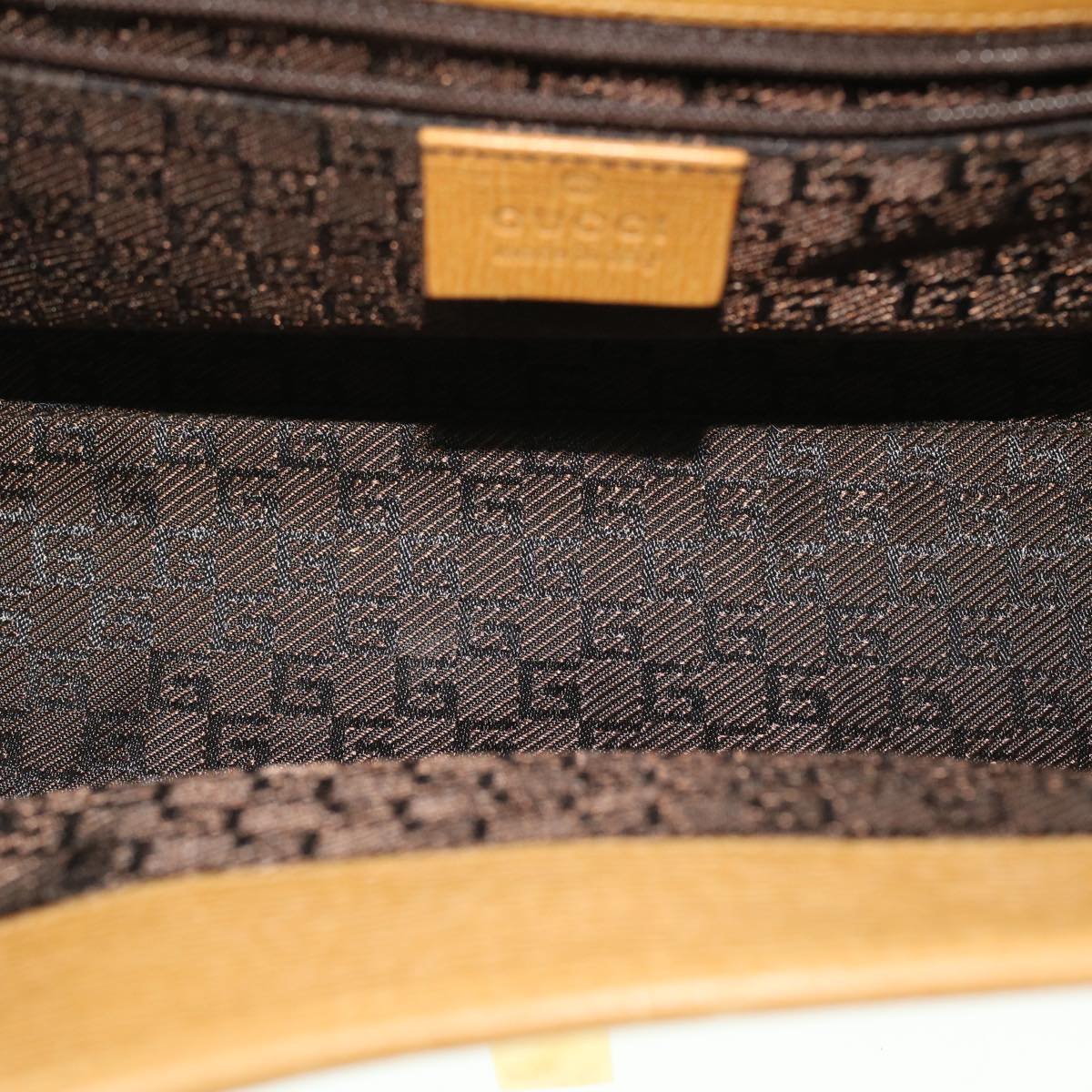 GUCCI Jackie Shoulder Bag Leather Brown 0021068 fm2709