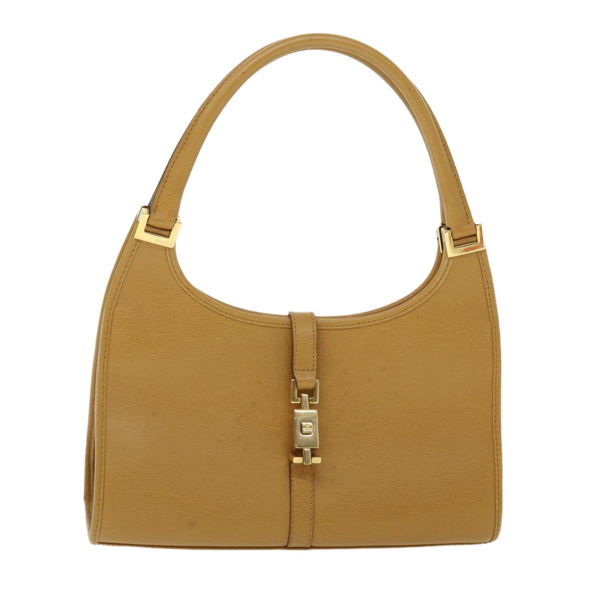 GUCCI Jackie Shoulder Bag Leather Brown 0021068 fm2709