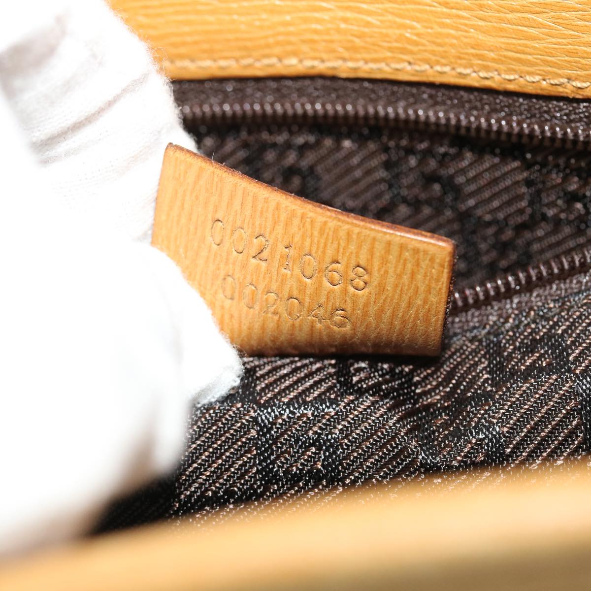 GUCCI Jackie Shoulder Bag Leather Brown 0021068 fm2709
