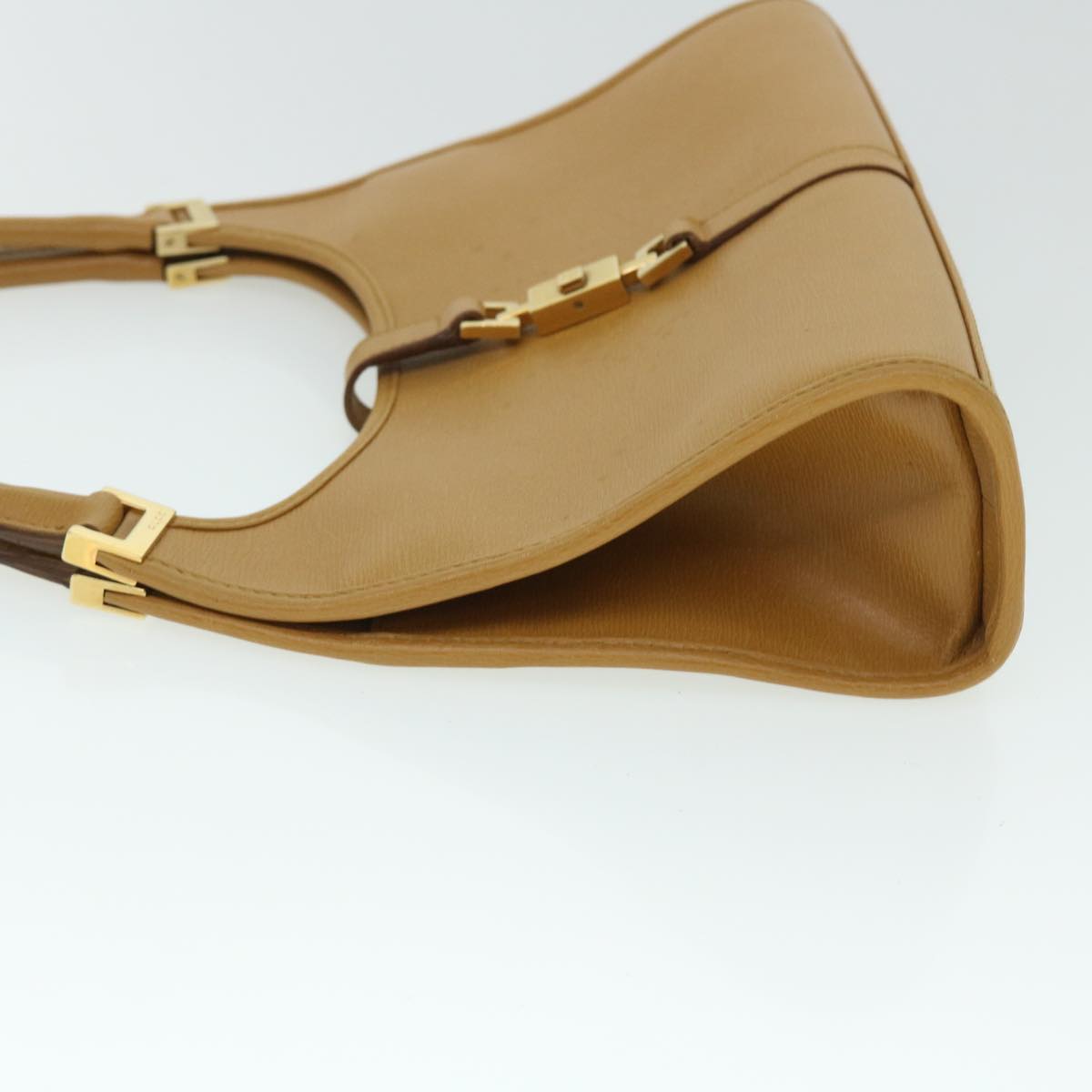 GUCCI Jackie Shoulder Bag Leather Brown 0021068 fm2709
