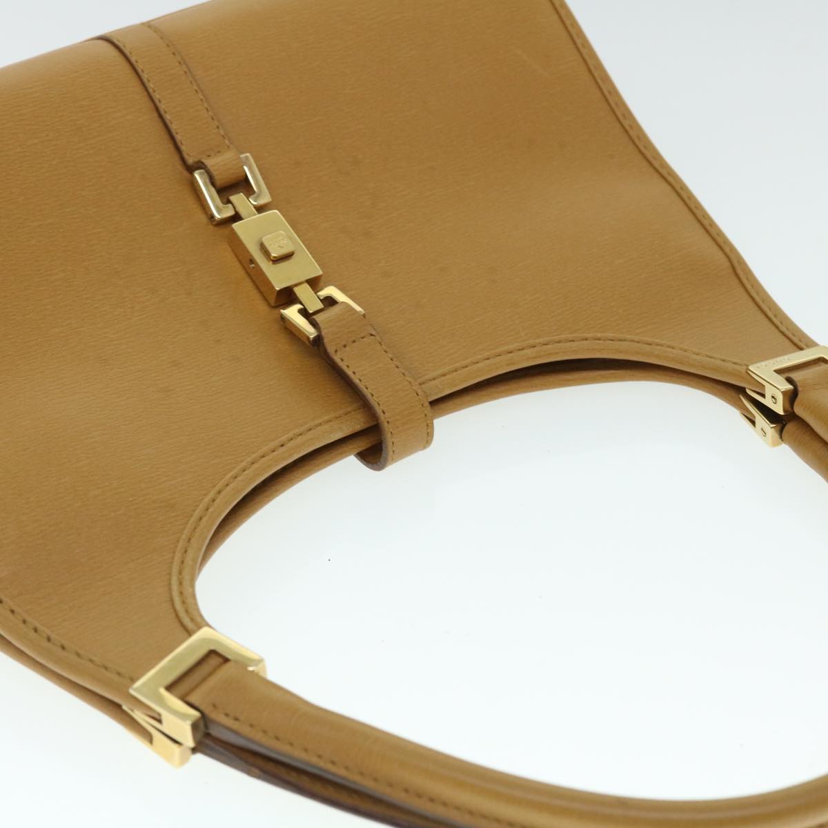 GUCCI Jackie Shoulder Bag Leather Brown 0021068 fm2709