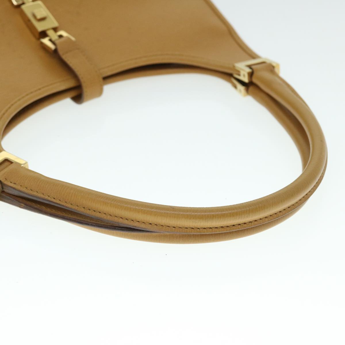 GUCCI Jackie Shoulder Bag Leather Brown 0021068 fm2709