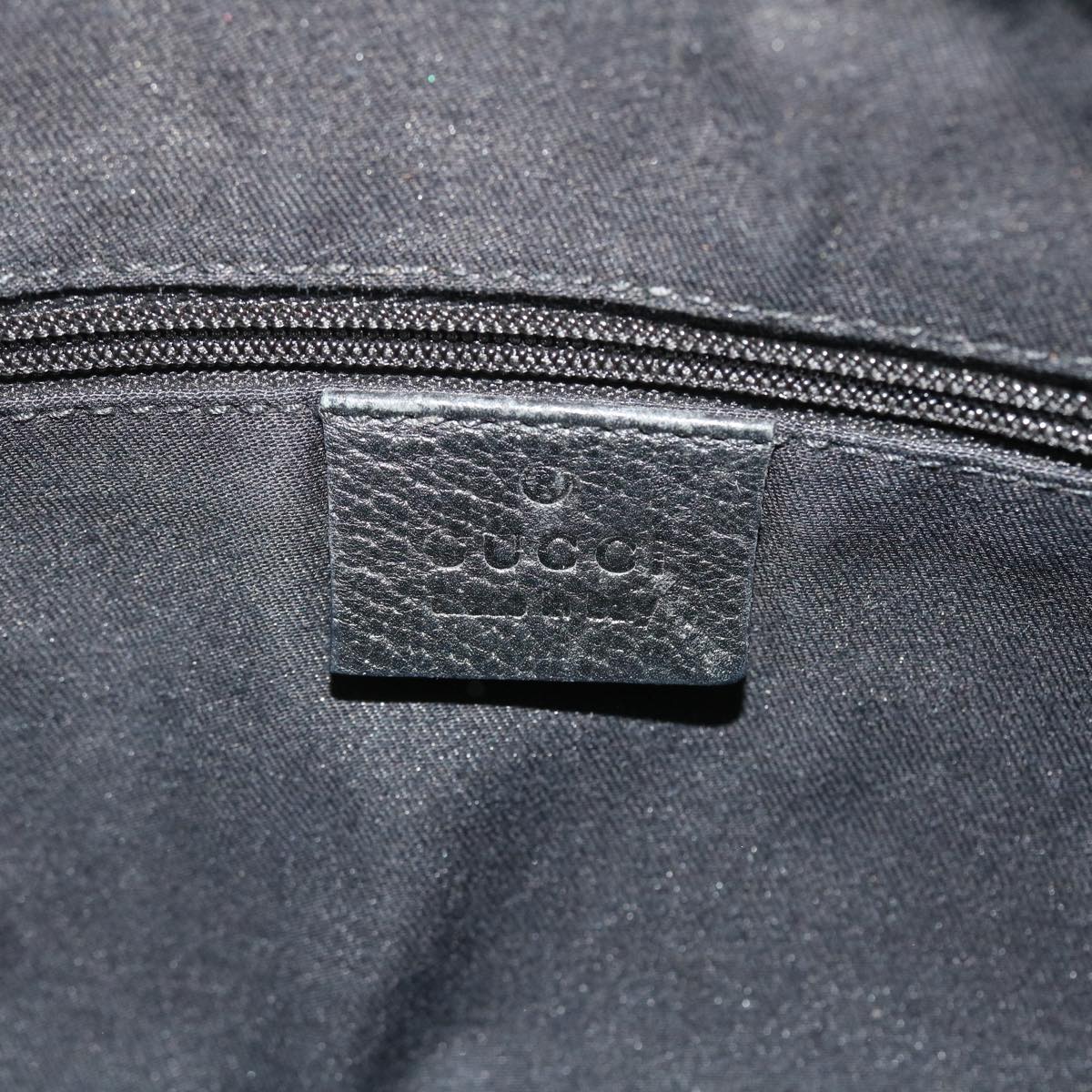 GUCCI GG Canvas Hand Bag Black 130942 fm2710