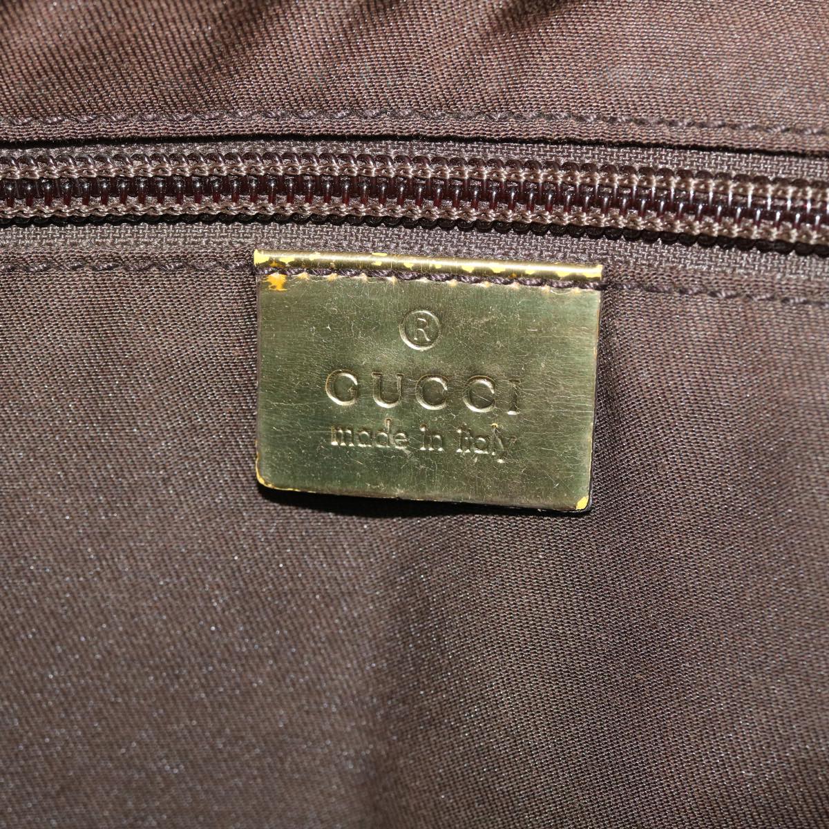 GUCCI GG Canvas Sherry Line Shoulder Bag Beige Gold 181092 fm2736