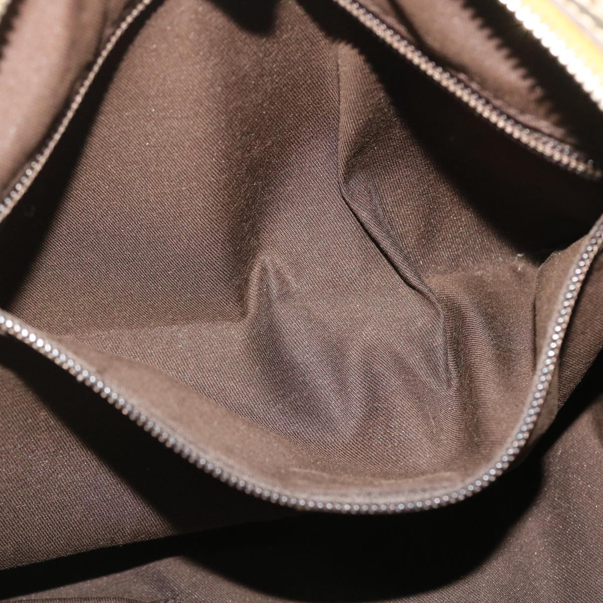 GUCCI GG Canvas Sherry Line Shoulder Bag Beige Gold 181092 fm2736