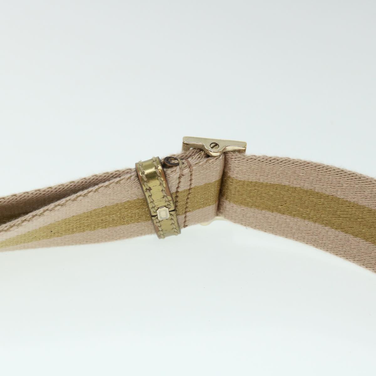 GUCCI GG Canvas Sherry Line Shoulder Bag Beige Gold 181092 fm2736