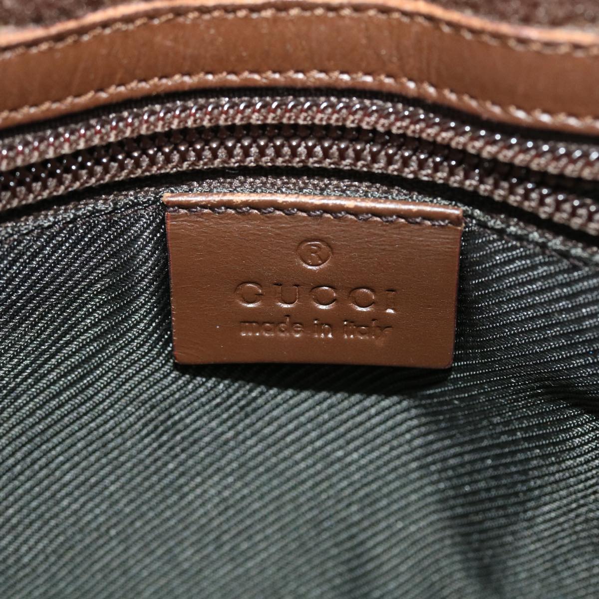 GUCCI GG Canvas Shoulder Bag Beige Brown 27639 fm2740