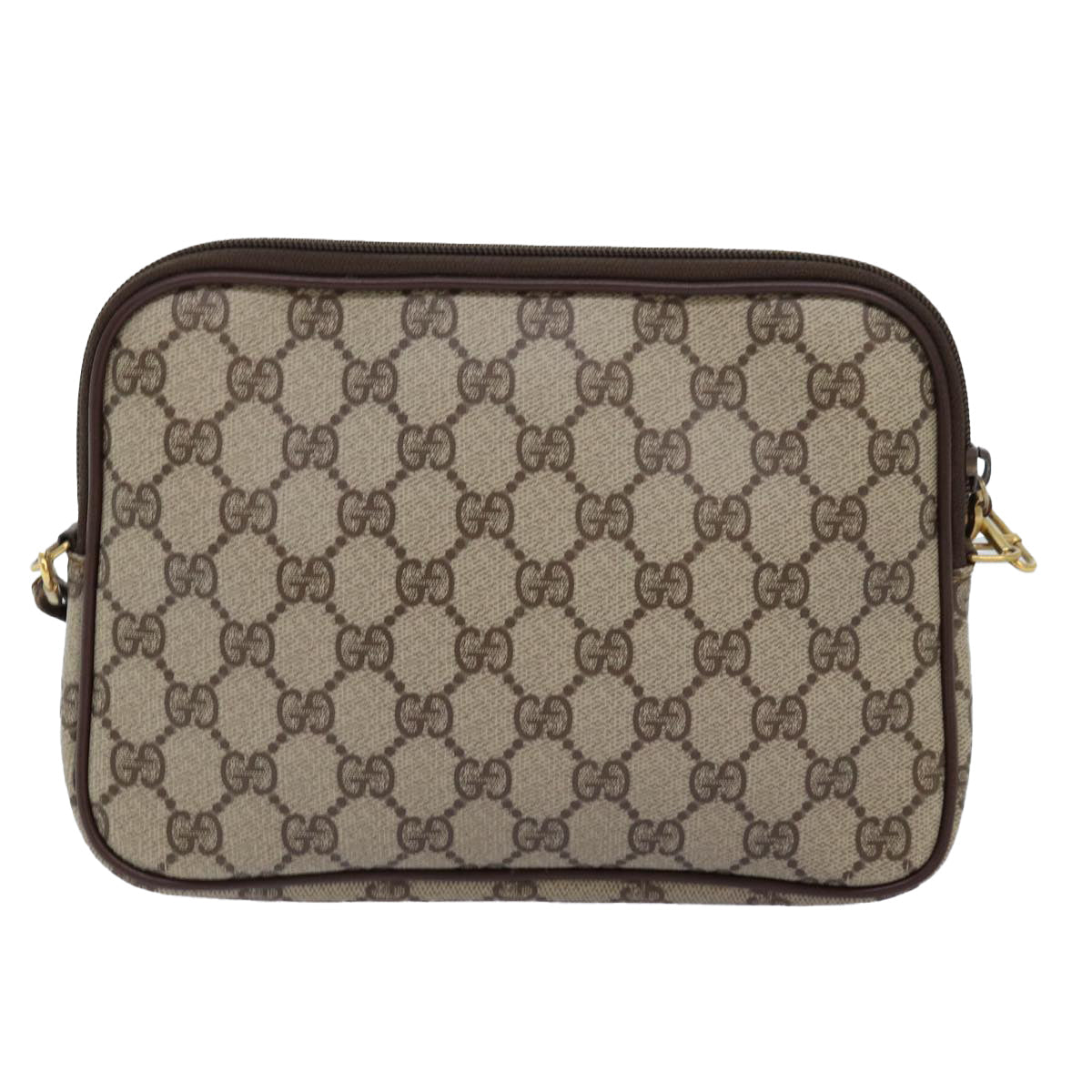 GUCCI GG Supreme Shoulder Bag PVC Beige 97 02 068 fm3411