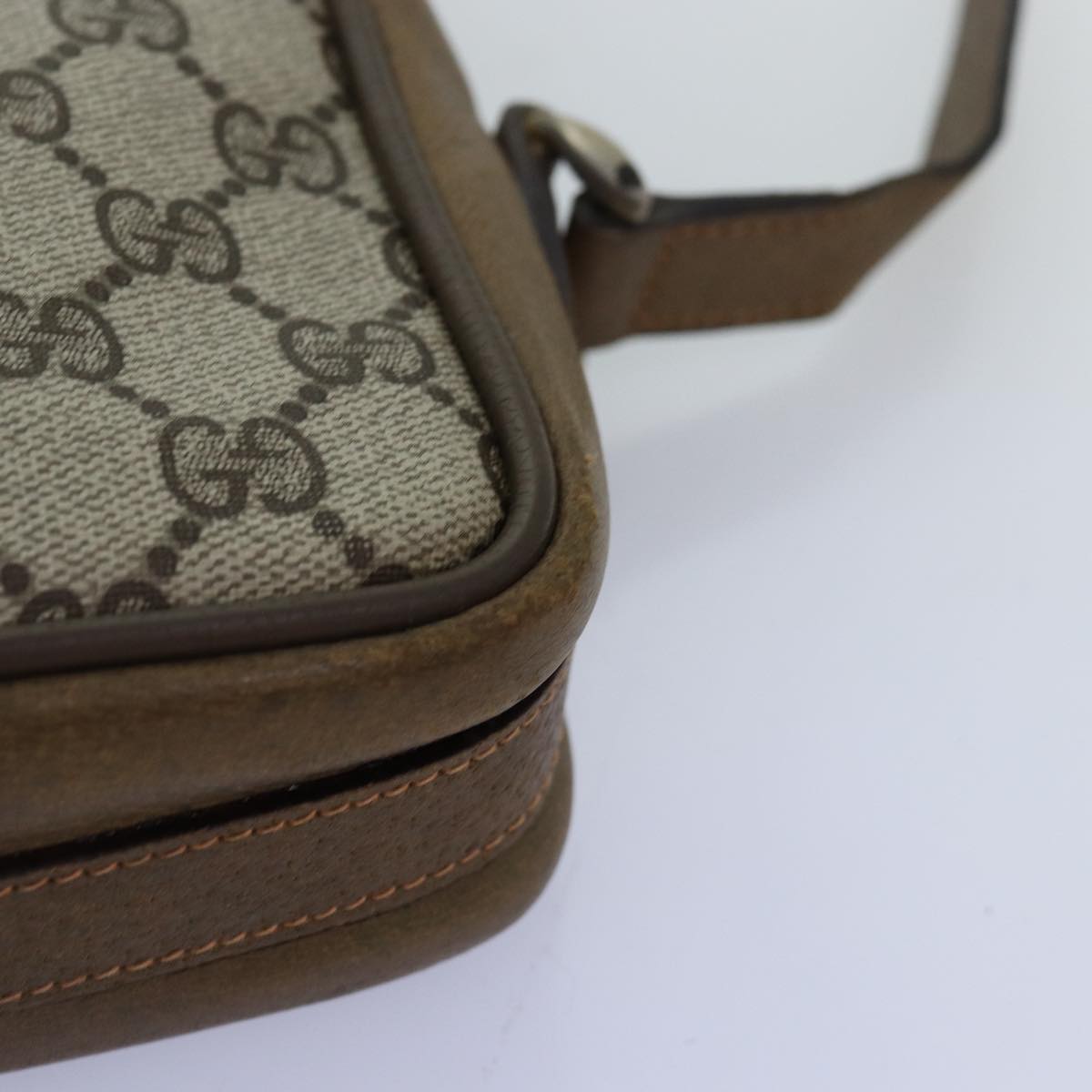 GUCCI GG Supreme Shoulder Bag PVC Beige 001 067 1282 fm3412