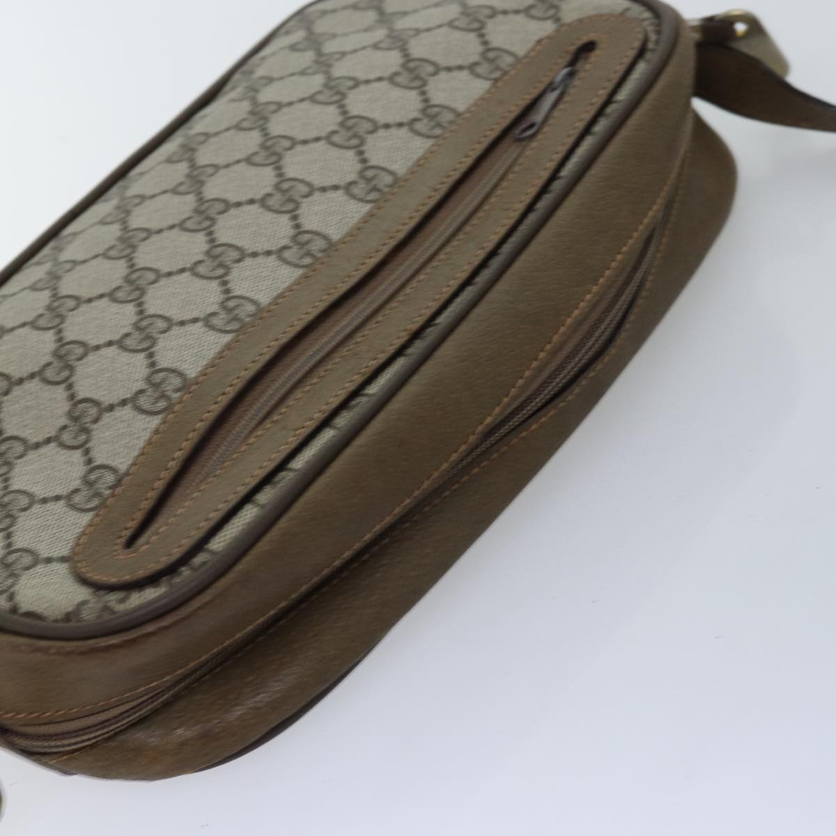 GUCCI GG Supreme Shoulder Bag PVC Beige 001 067 1282 fm3412