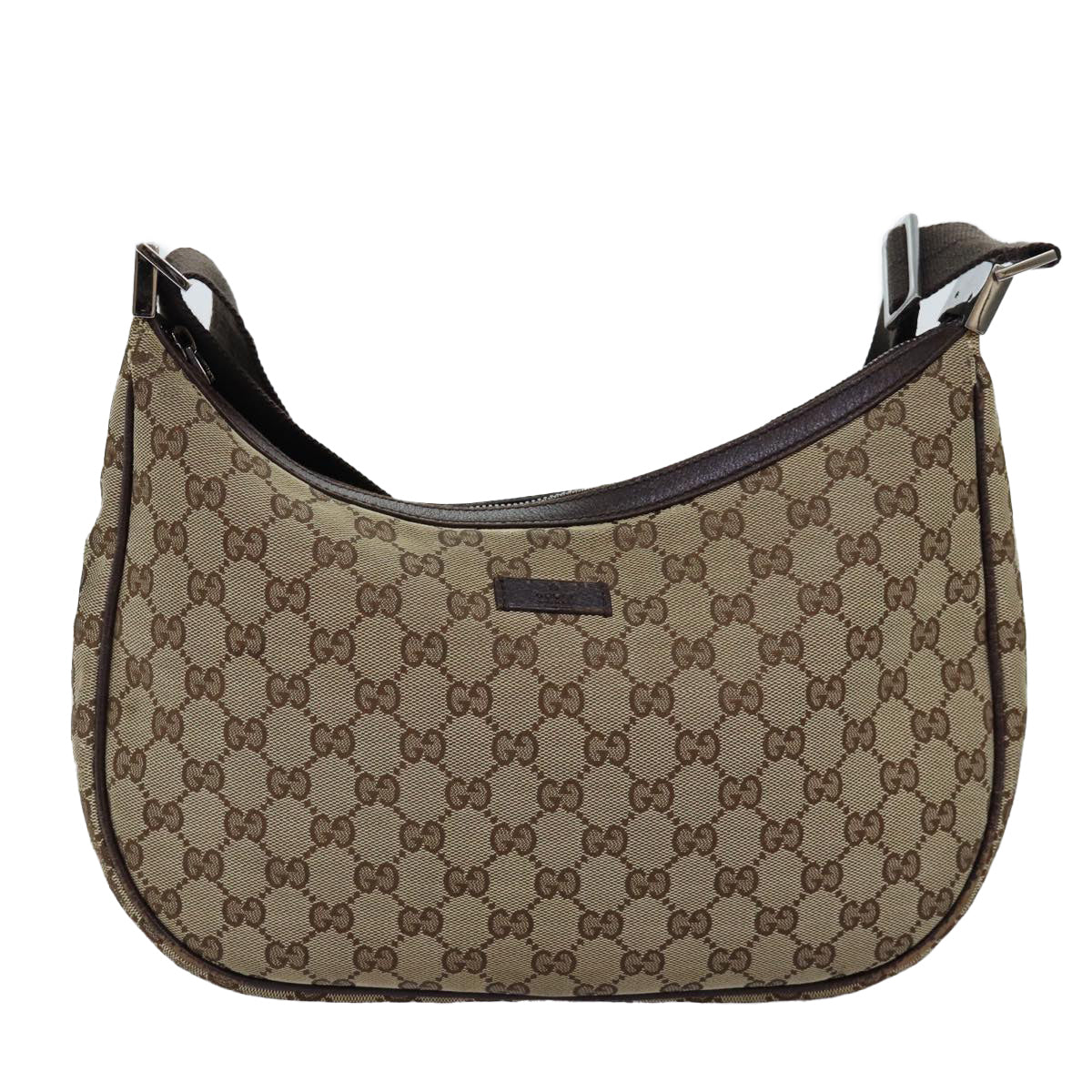 GUCCI GG Canvas Shoulder Bag Beige 122790 fm3429