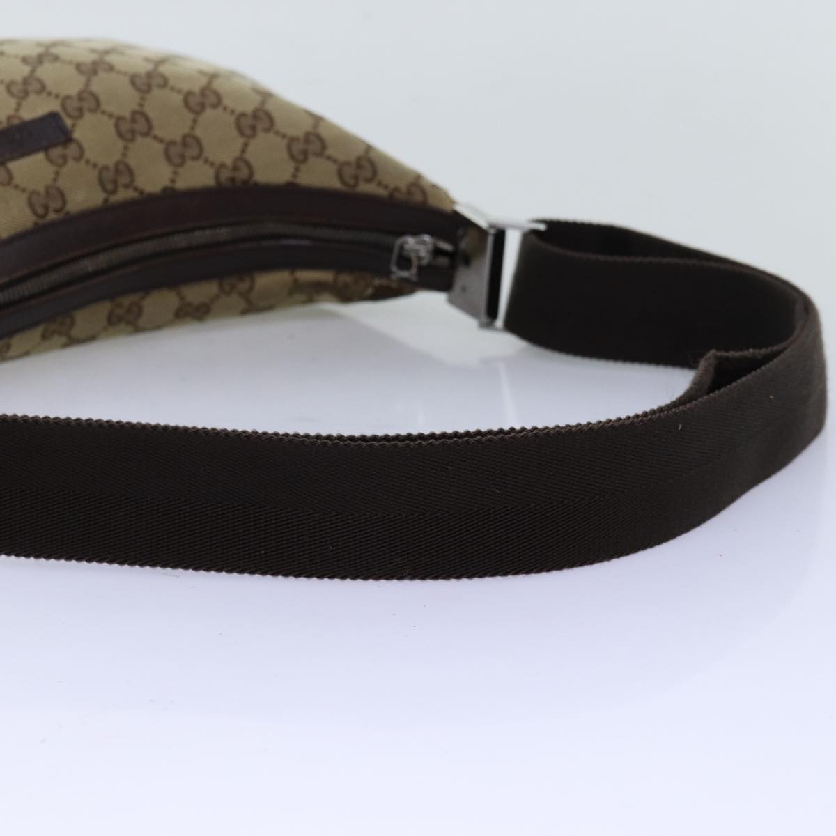 GUCCI GG Canvas Shoulder Bag Beige 122790 fm3429