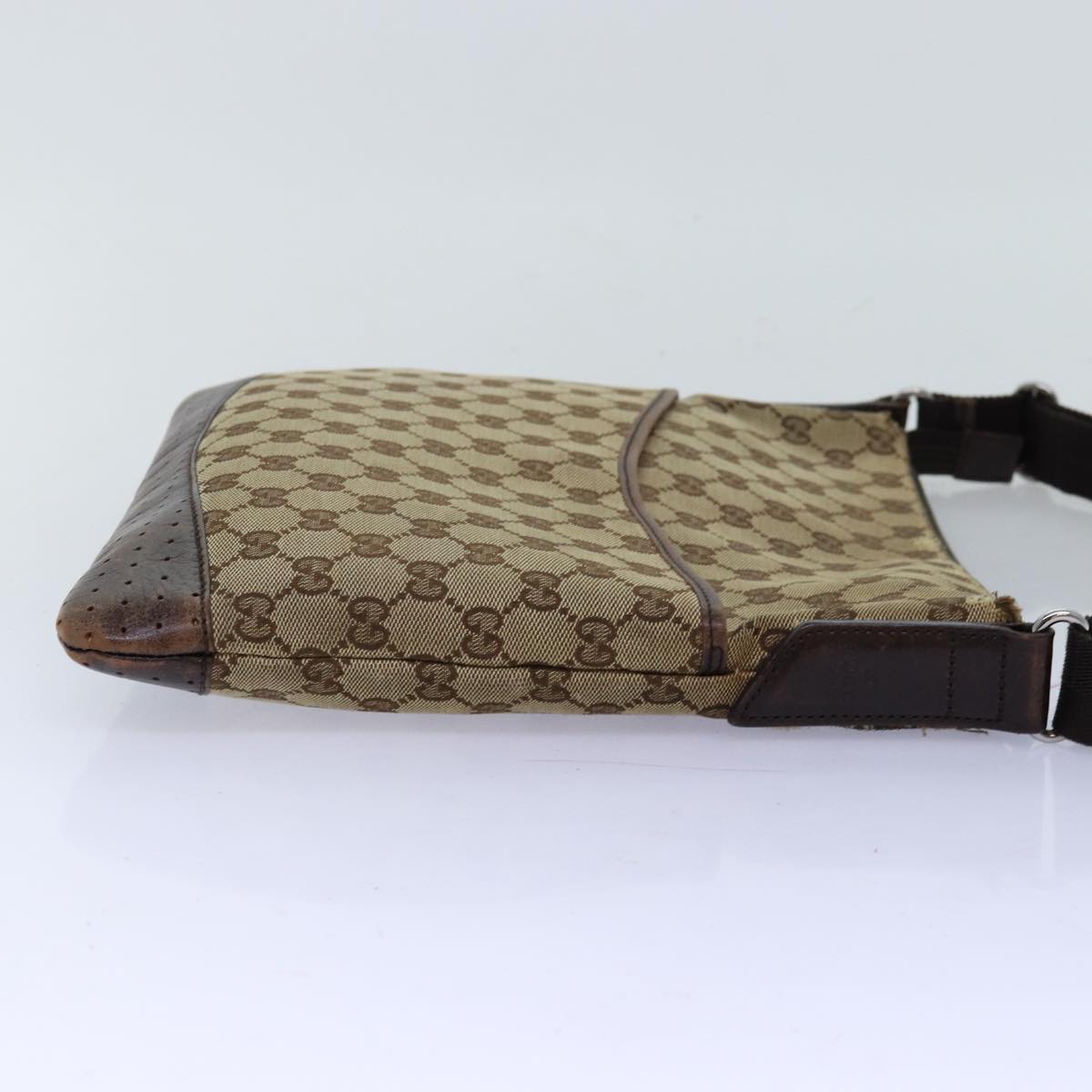GUCCI GG Canvas Shoulder Bag Beige 145857 fm3430