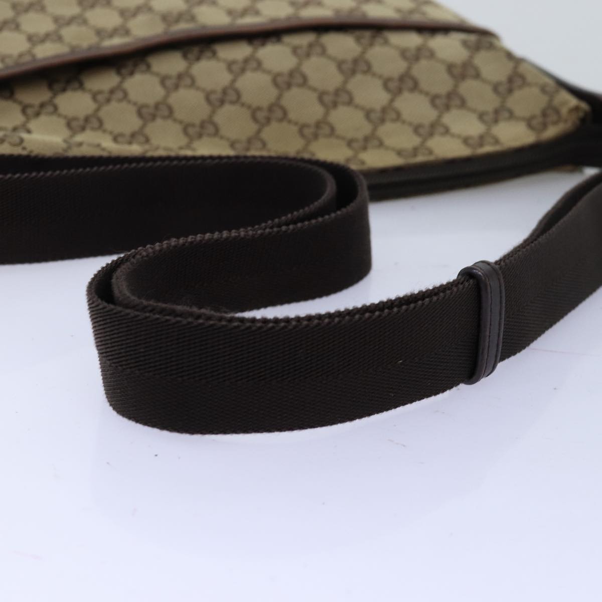 GUCCI GG Canvas Shoulder Bag Beige 145857 fm3430