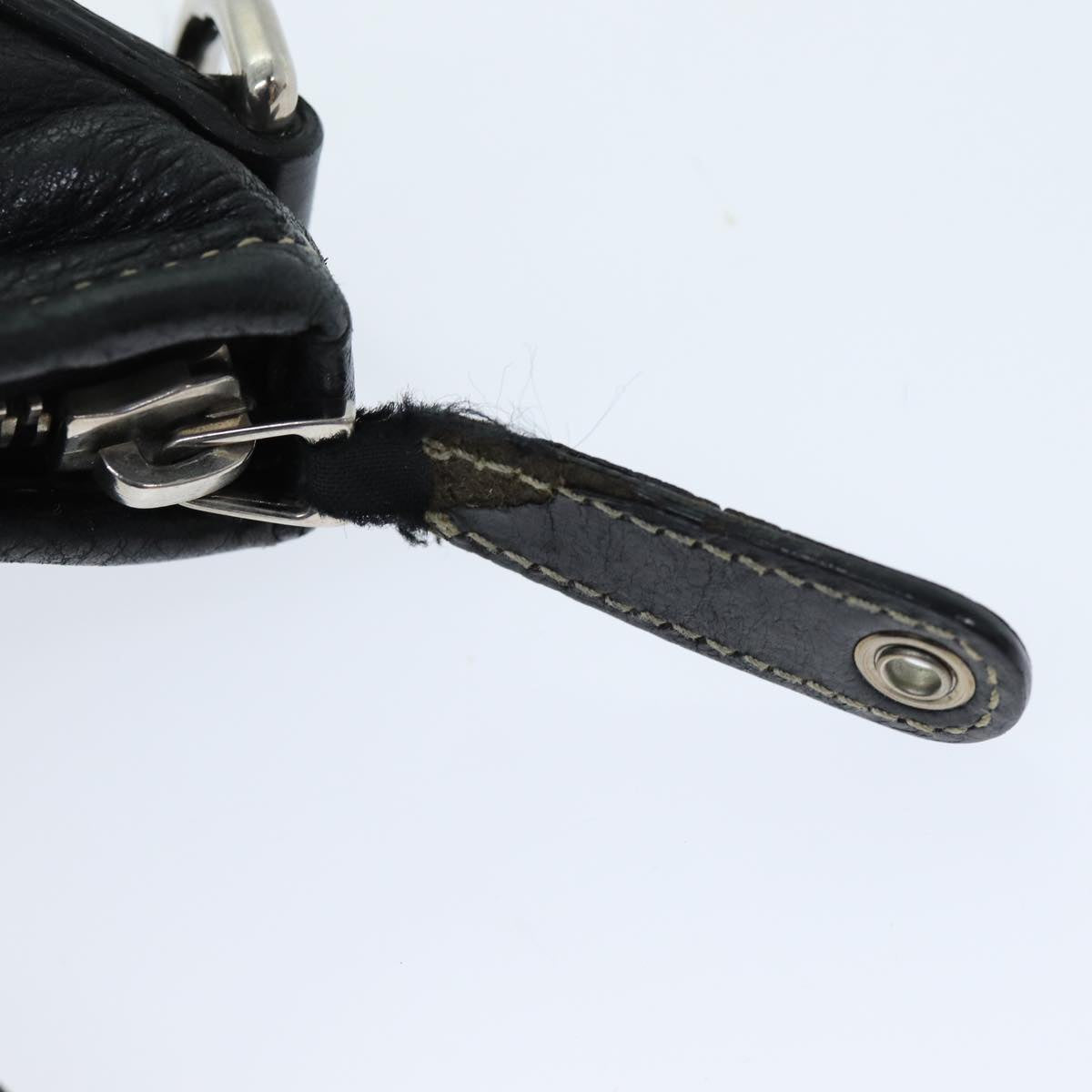 GUCCI Shoulder Bag Leather Black 190279 fm3431