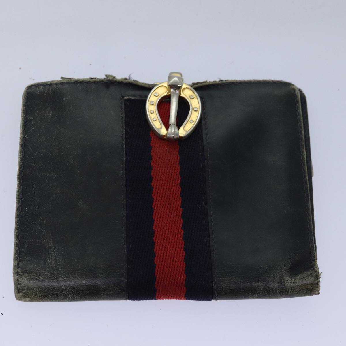 GUCCI GG Canvas Sherry Line Wallet 6Set Beige Black fm3490