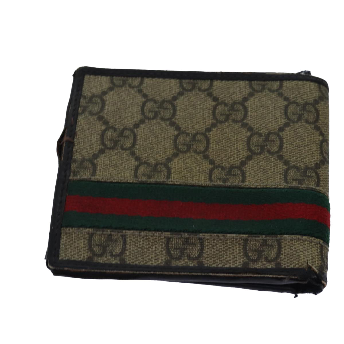 GUCCI GG Canvas Jackie Web Sherry Line Wallet 8Set Black Beige Red fm3491