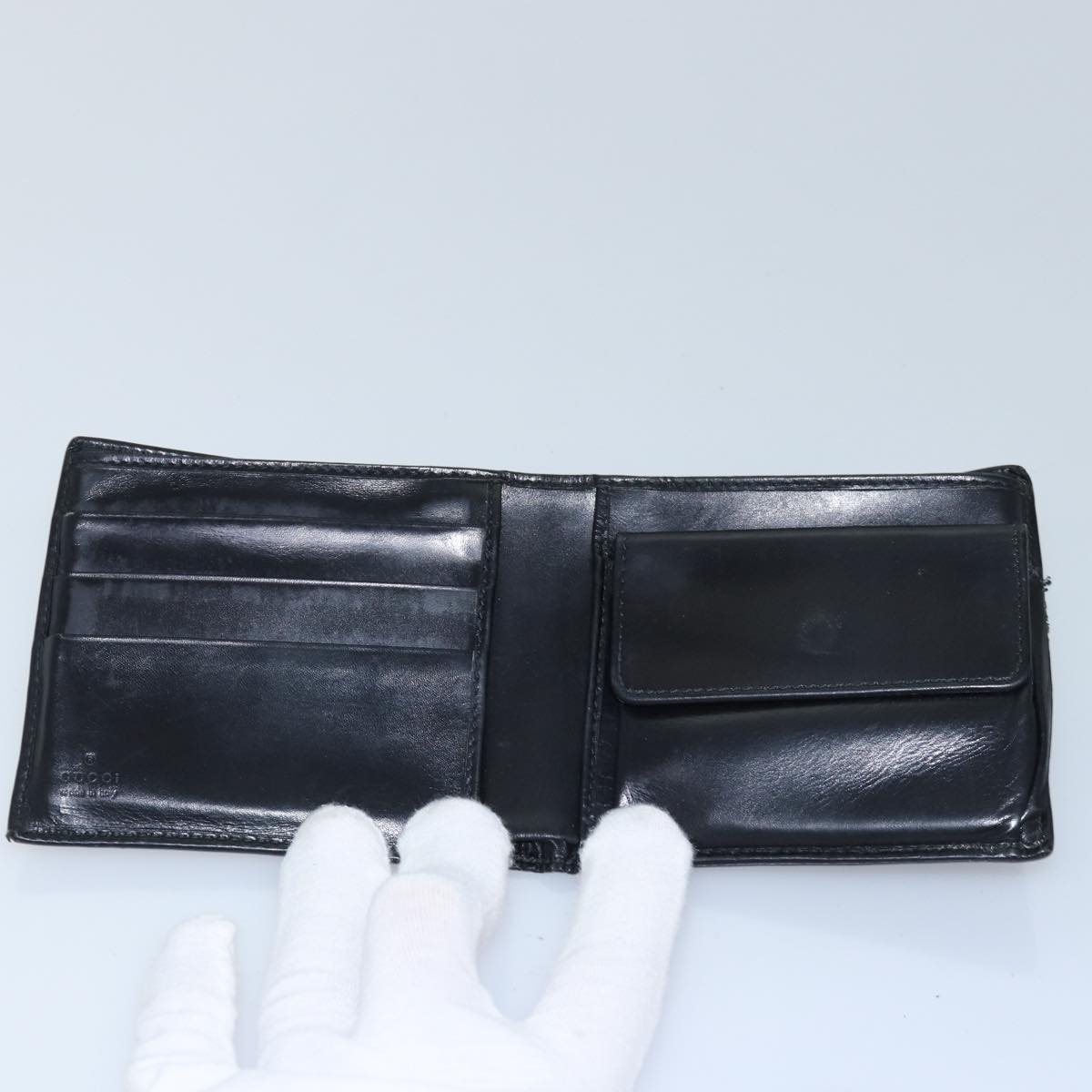 GUCCI GG Canvas Jackie Web Sherry Line Wallet 8Set Black Beige Red fm3491