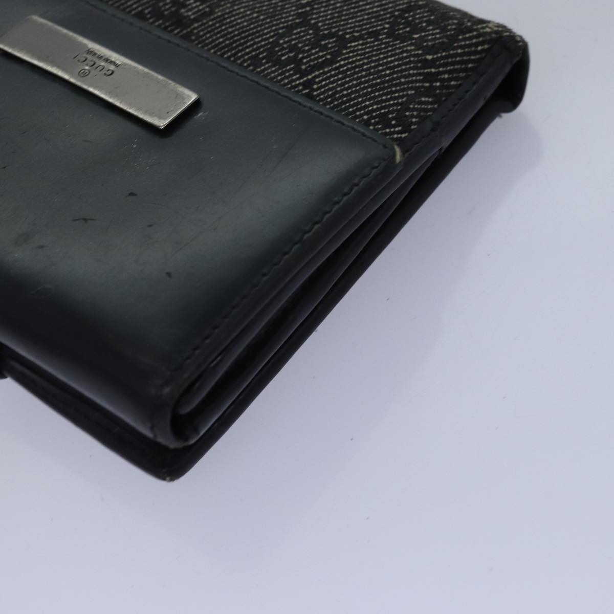 GUCCI GG Canvas Jackie Web Sherry Line Wallet 8Set Black Beige Red fm3491
