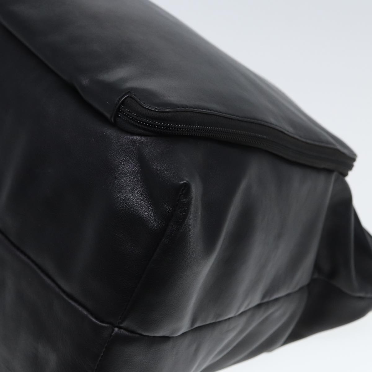GUCCI Shoulder Bag Leather Black fm3542