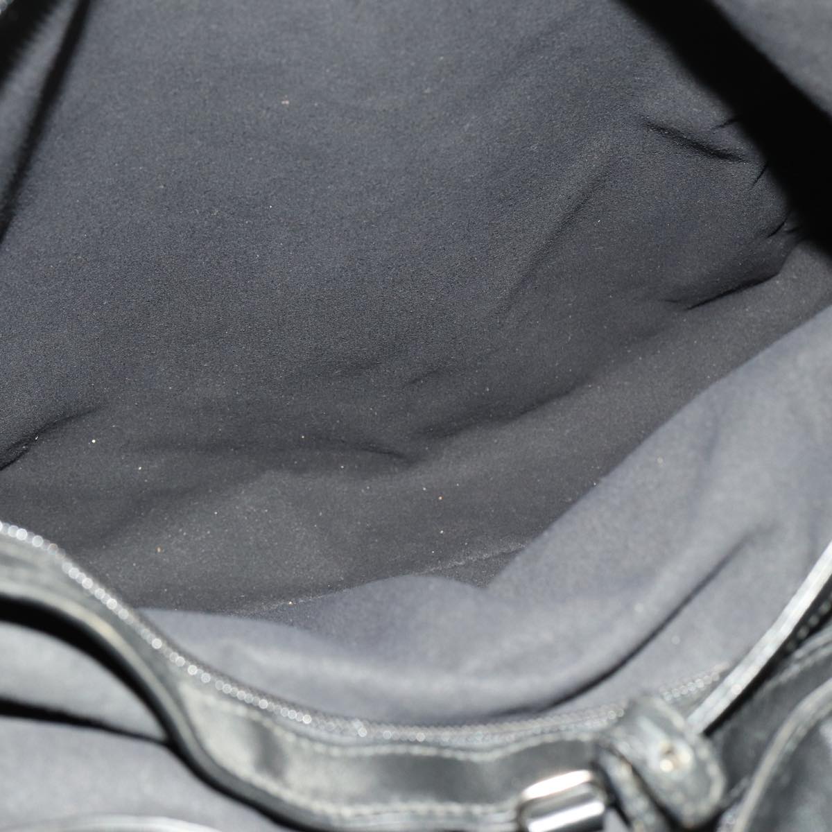 GUCCI Shoulder Bag Leather Black fm3542