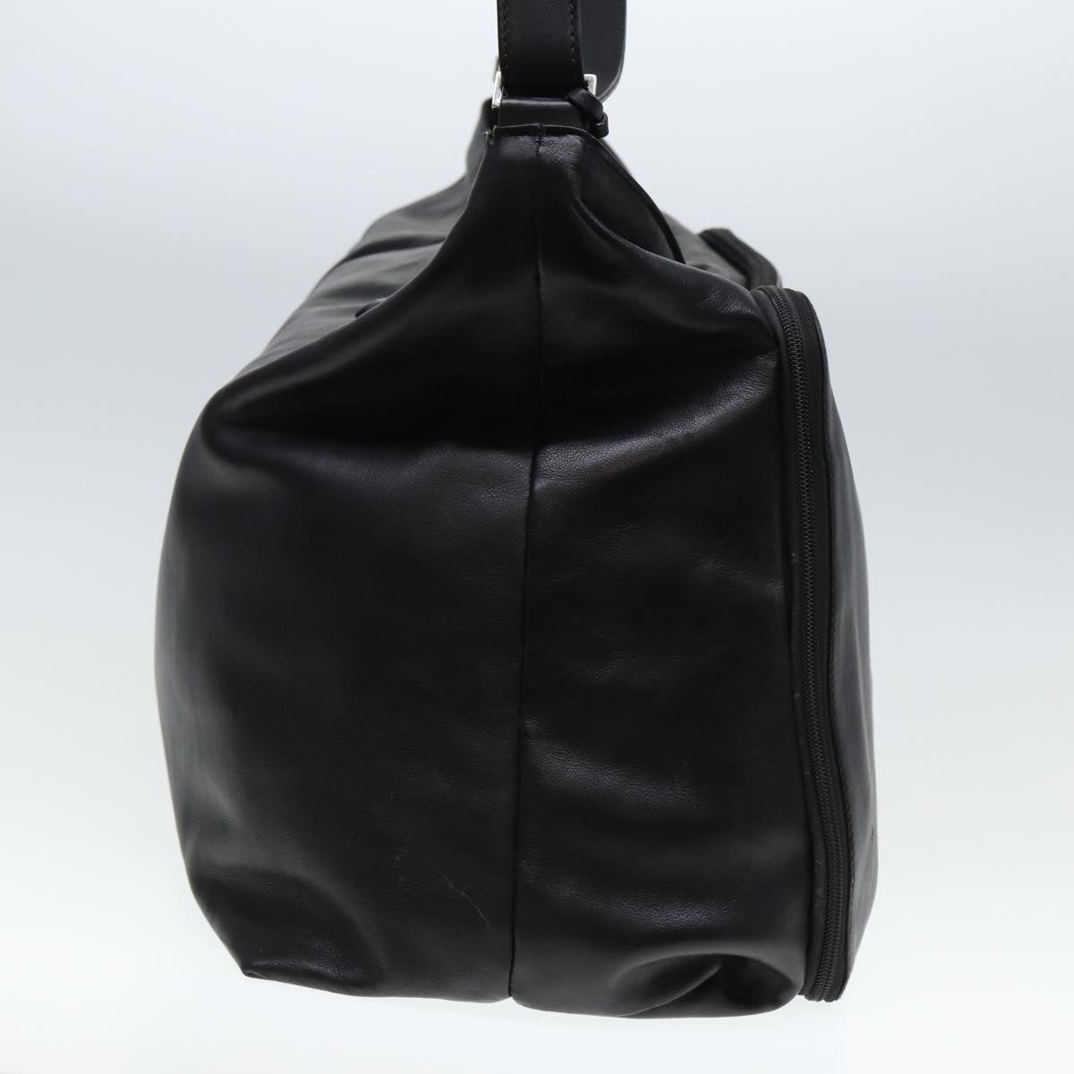 GUCCI Shoulder Bag Leather Black fm3542