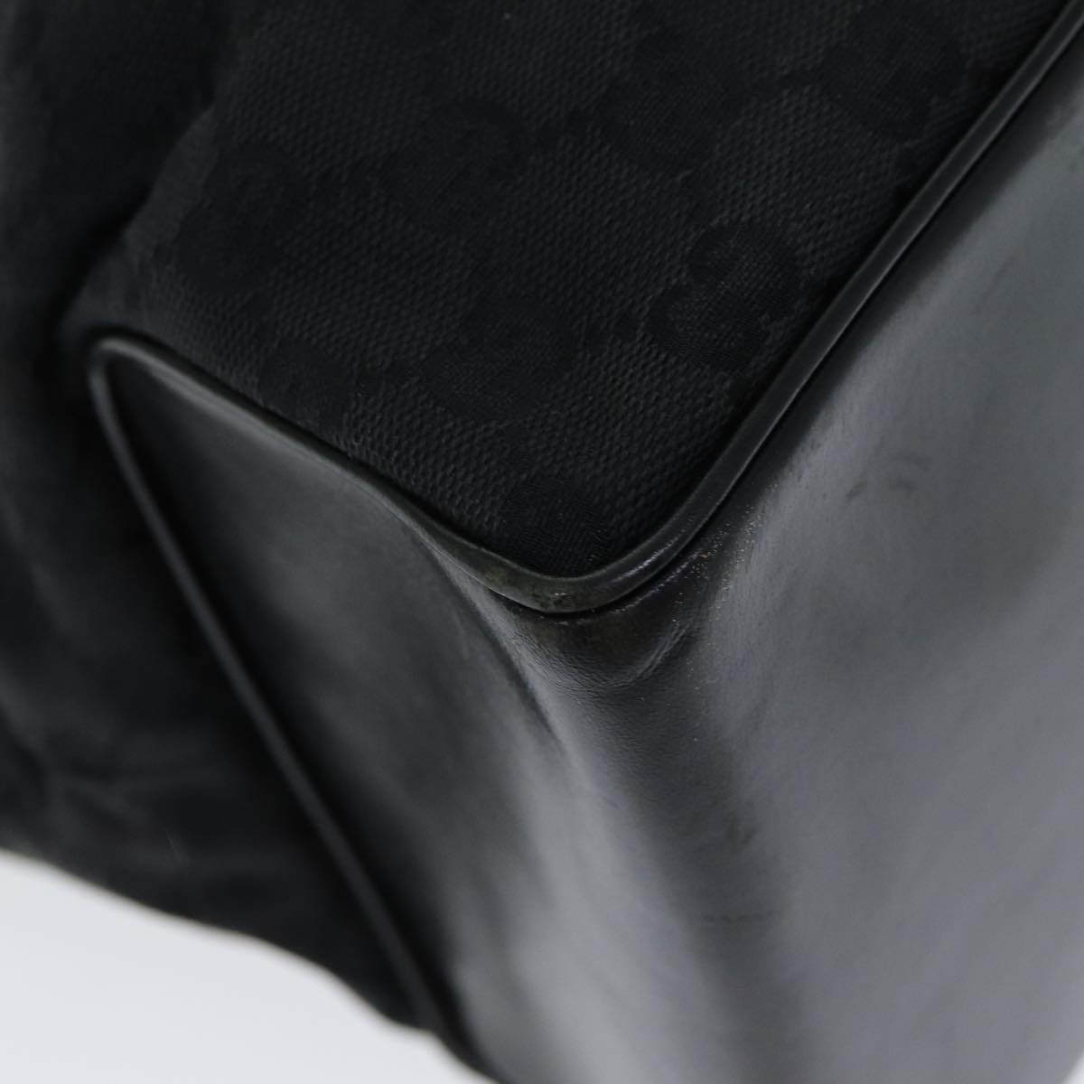 GUCCI GG Canvas Tote Bag Black fm3557