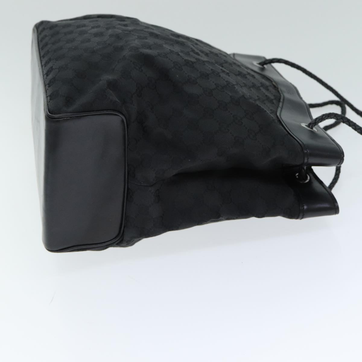 GUCCI GG Canvas Tote Bag Black fm3557