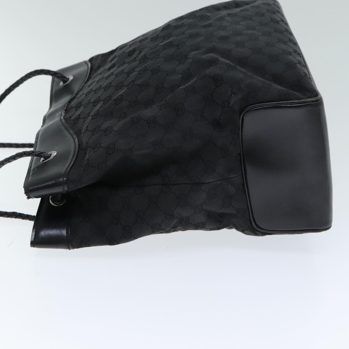 GUCCI GG Canvas Tote Bag Black fm3557