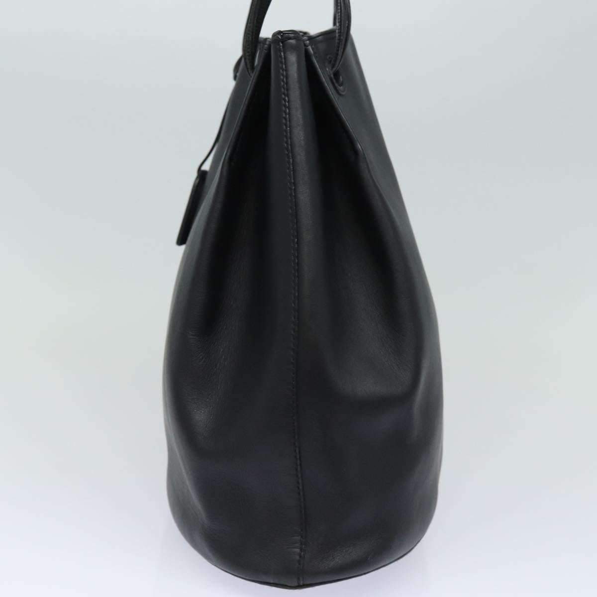 GUCCI Tote Bag Leather Black fm3585