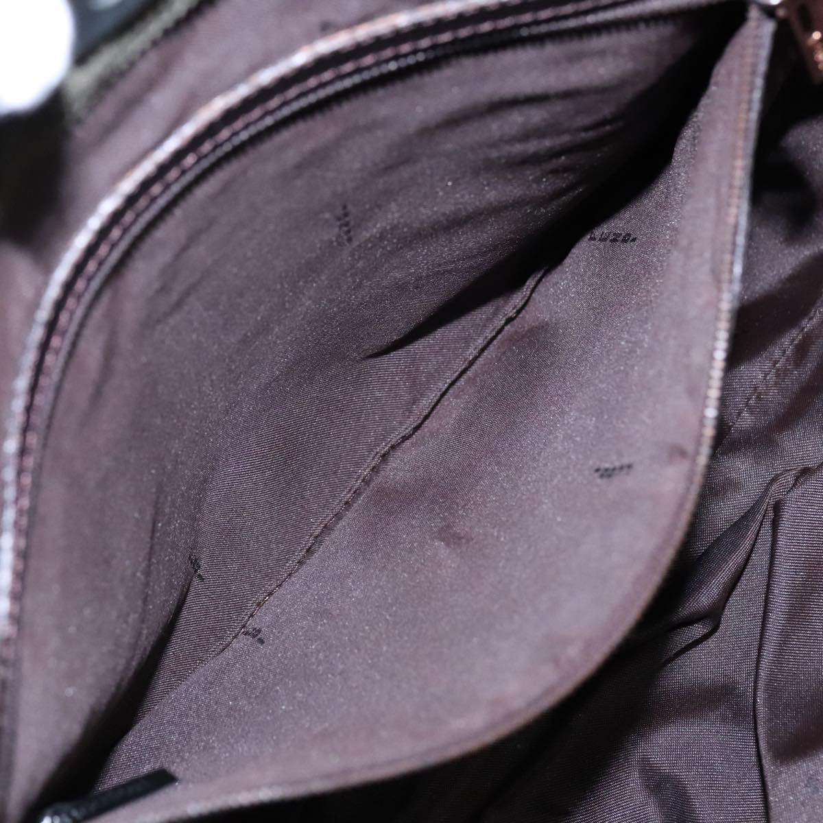 FENDI Tote Bag Corduroy Khaki fm3899