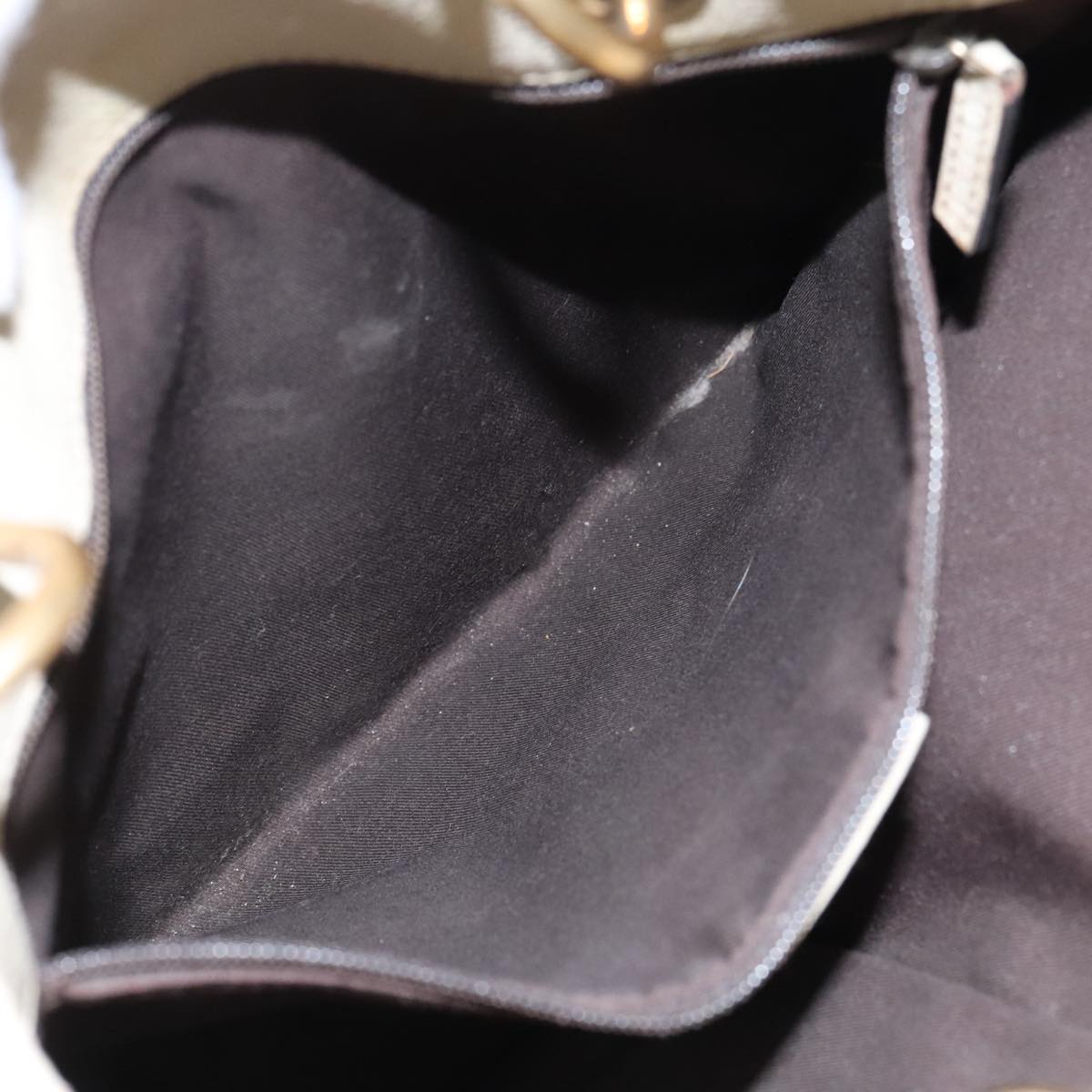 GUCCI GG Canvas Tote Bag Beige Gold 120840 fm4073