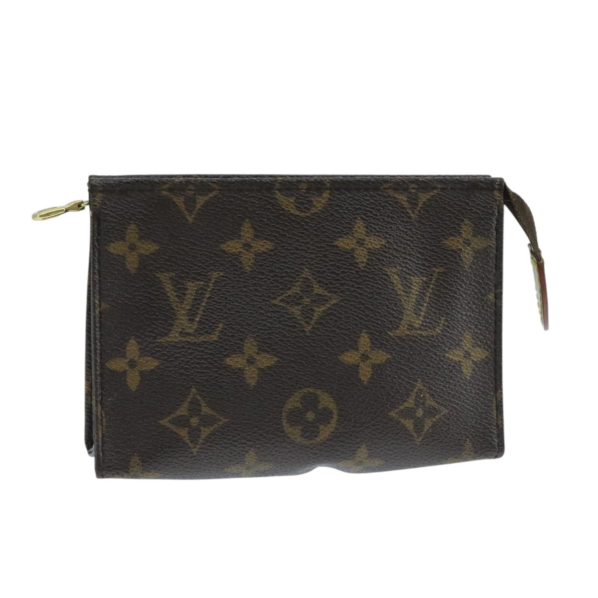 LOUIS VUITTON Monogram Poche Toilette 15 Pouch M47546 LV fm4188