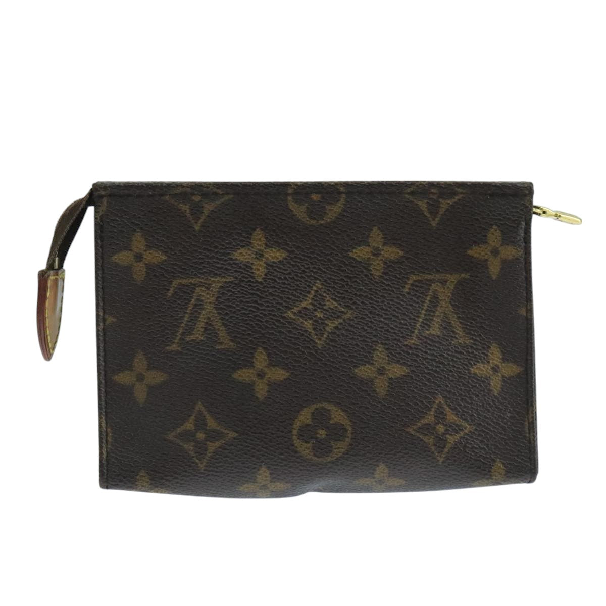 LOUIS VUITTON Monogram Poche Toilette 15 Pouch M47546 LV fm4188